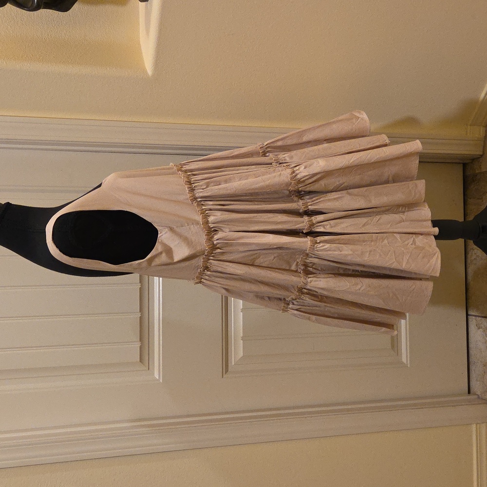Anthropologie Mable Babydoll Tiered Mini Dress, Size L - Picture 2 of 6